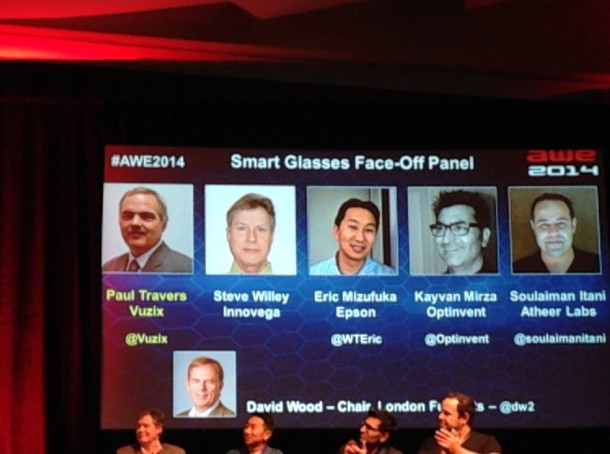 AWE2014 Smart Glass Face-Off Session of Key Players